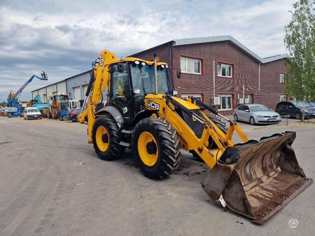 JCB 4CX Joysticks, excavator loader
