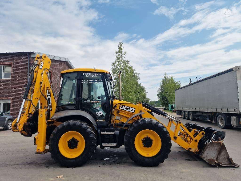 JCB 4CX Joysticks, excavator loader