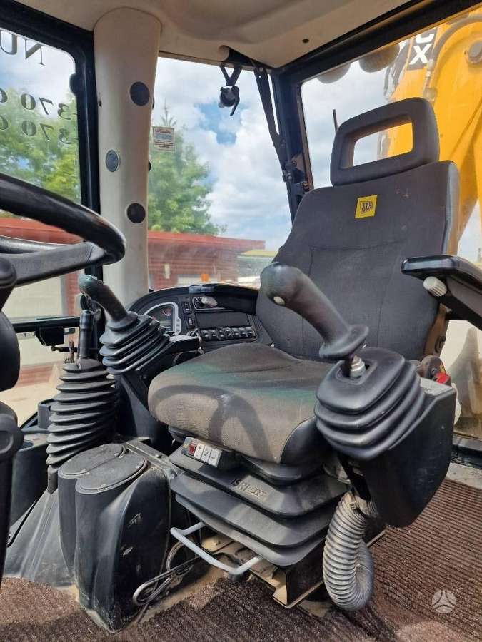 JCB 4CX Joysticks, excavator loader