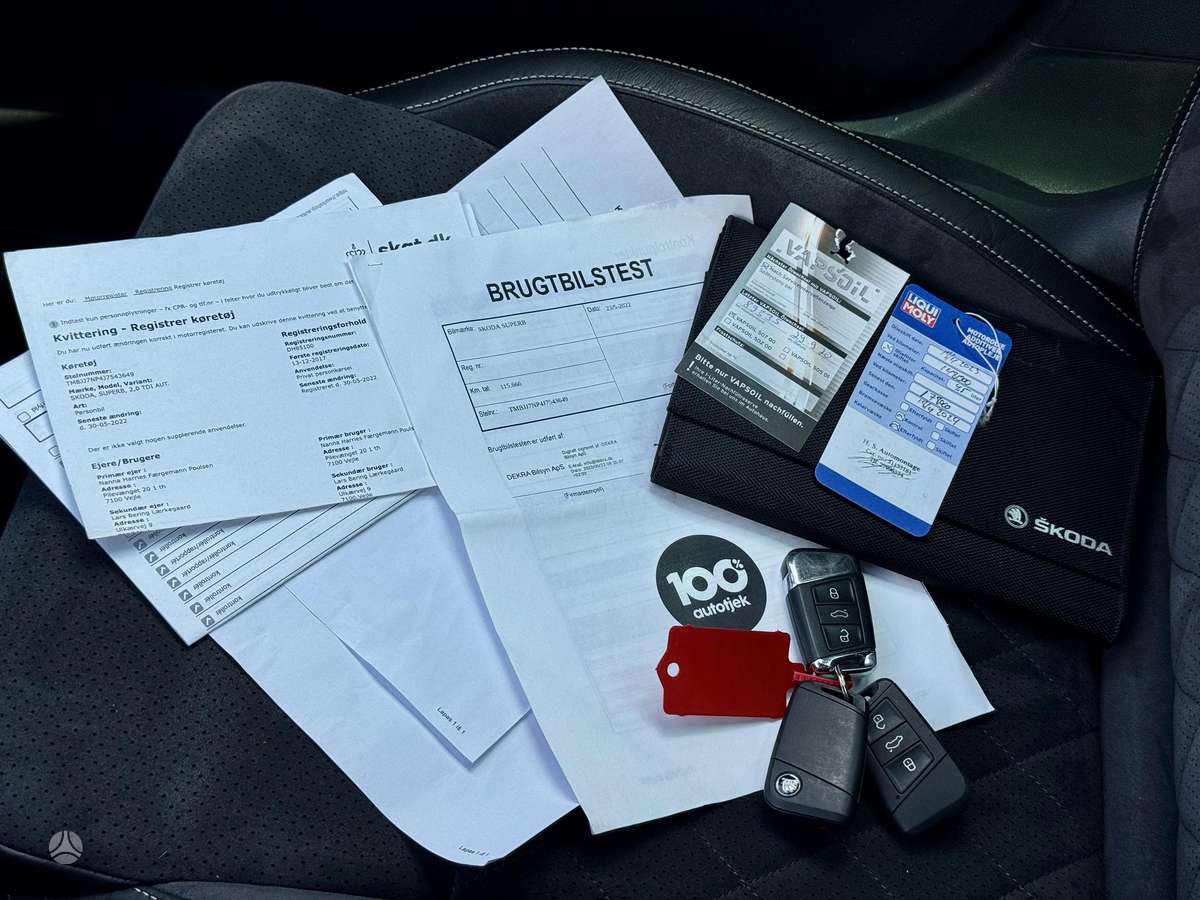 Skoda Superb, 2.0 l., universalas