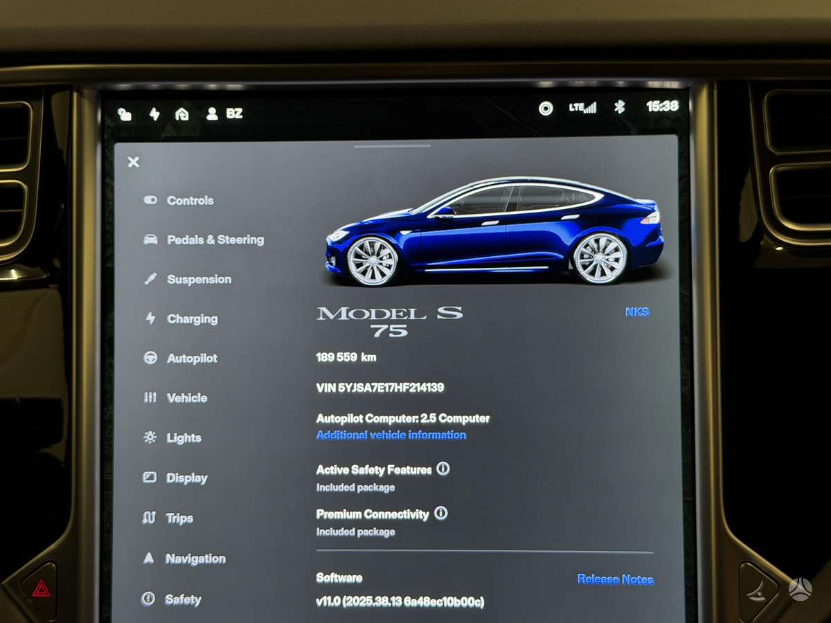 Tesla Model S, 75 kWh, hatchback