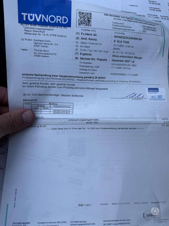 Volkswagen Passat, 2.0 l., Универсал
