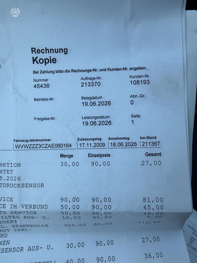Volkswagen Passat, 2.0 l., Универсал