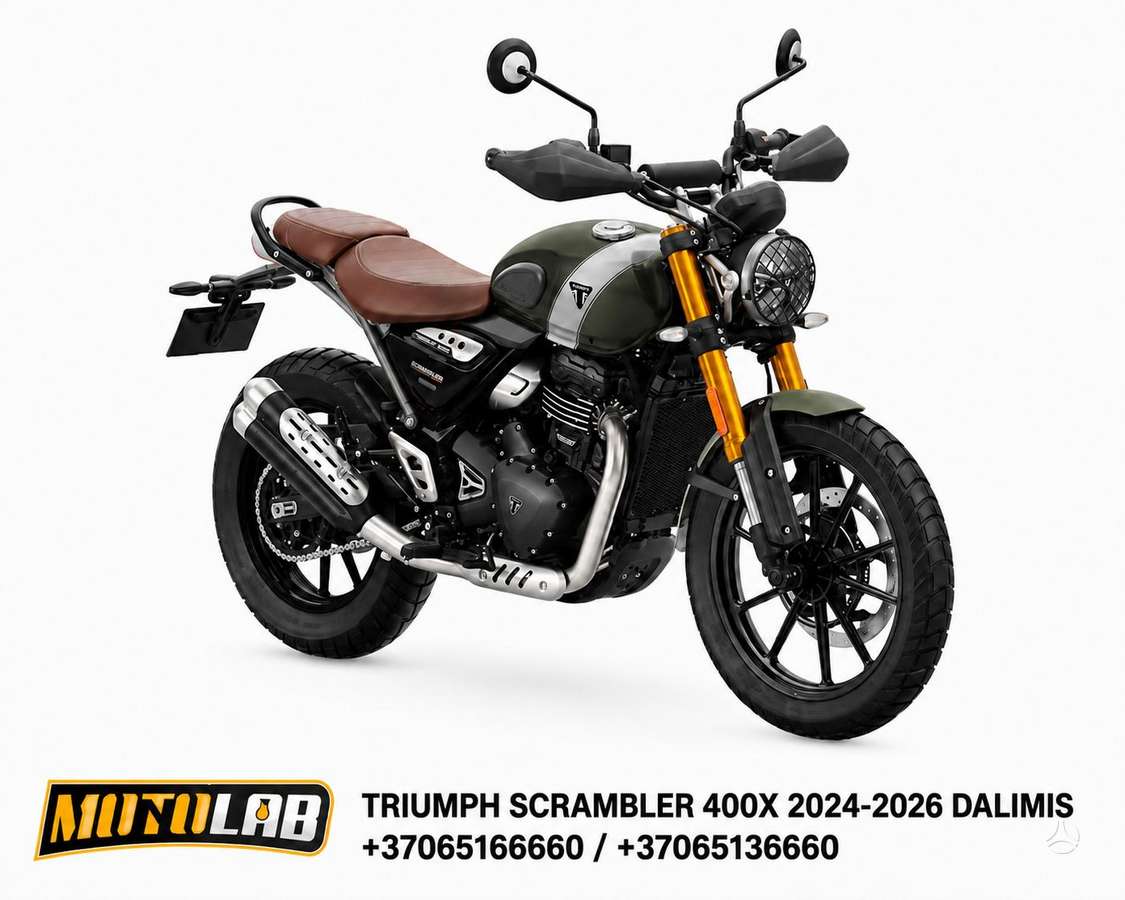 Triumph Scrambler 400 X, street / classic
