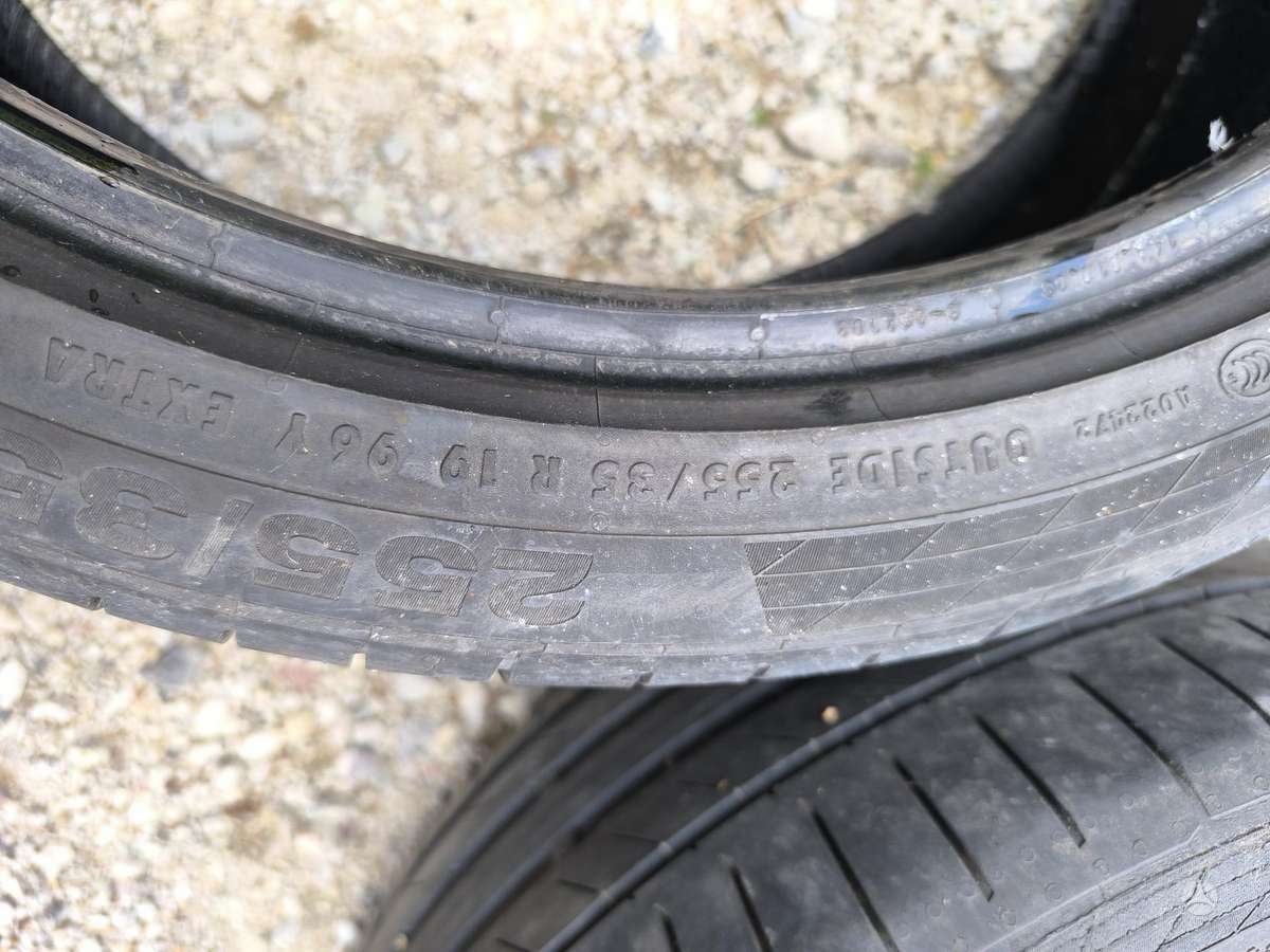 Continental, summer 255/35 R19