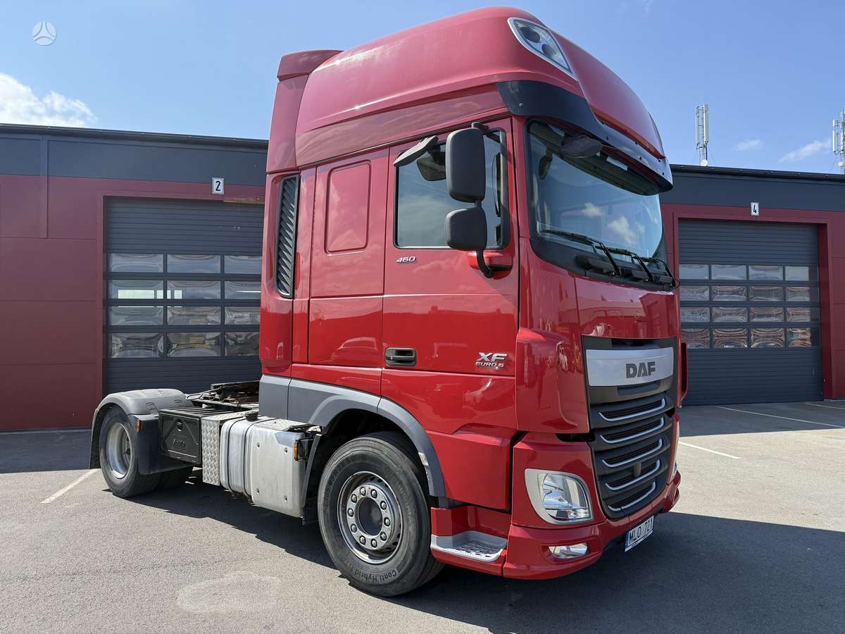 DAF XF 460 Su Hidraulika, double sleeper