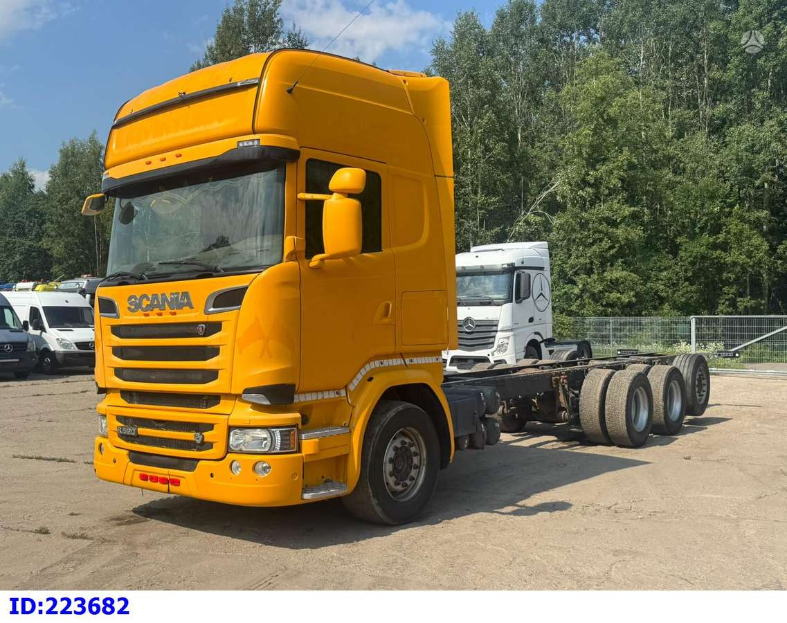 Scania R520 - 8x4 - Retarder, шасси