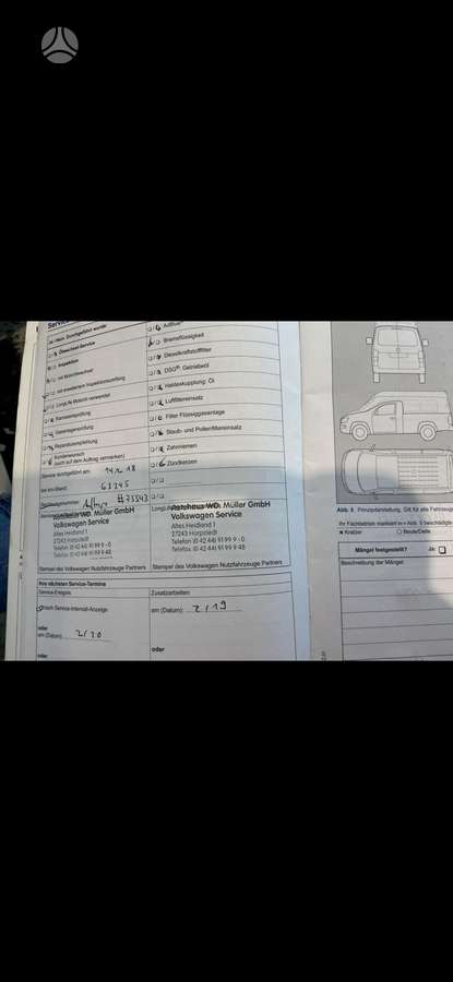 Volkswagen Multivan, 2.0 l., Минивэн