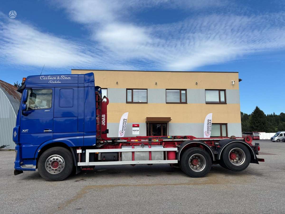 DAF XF460, самосвалы с прицепoм