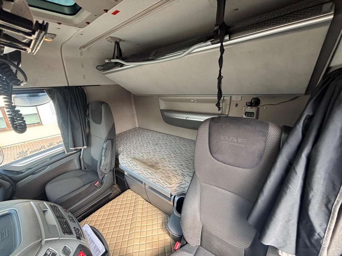 DAF XF460, самосвалы с прицепoм