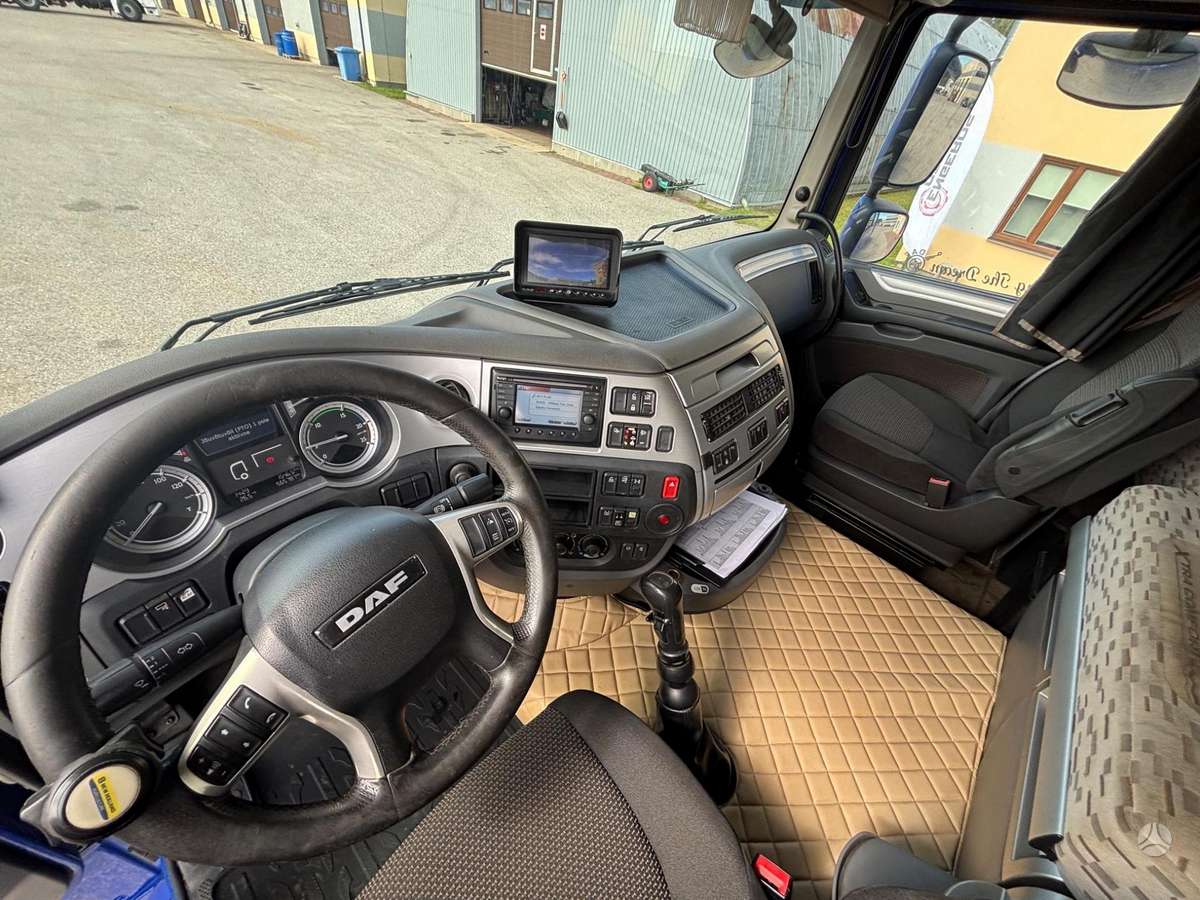 DAF XF460, самосвалы с прицепoм