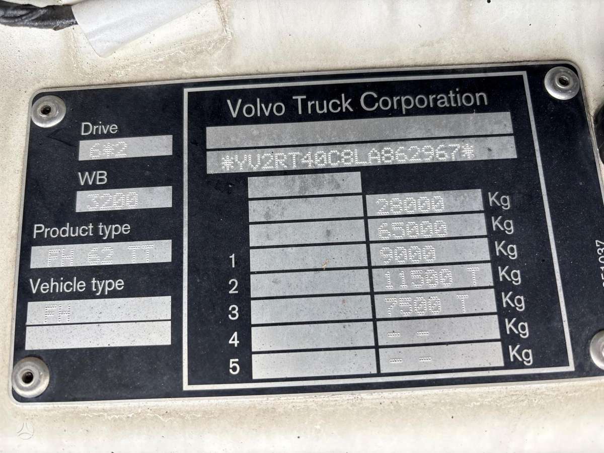 Volvo FH500, single sleeper