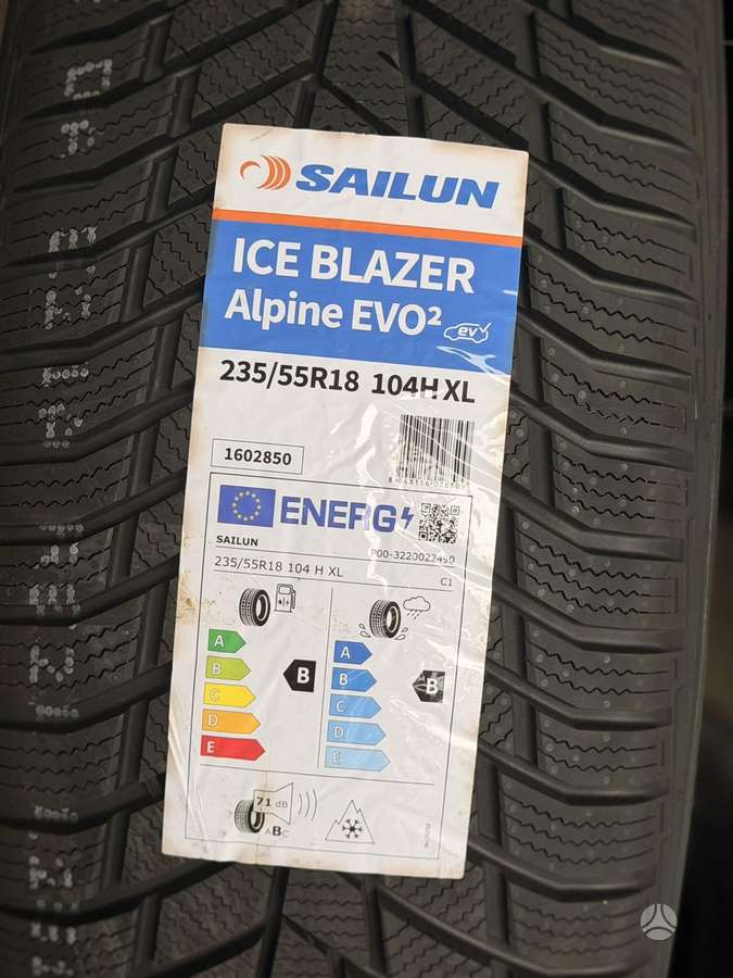 Sailun ALPINE EVO2: EV pritaikyta, winter 235/55 R18