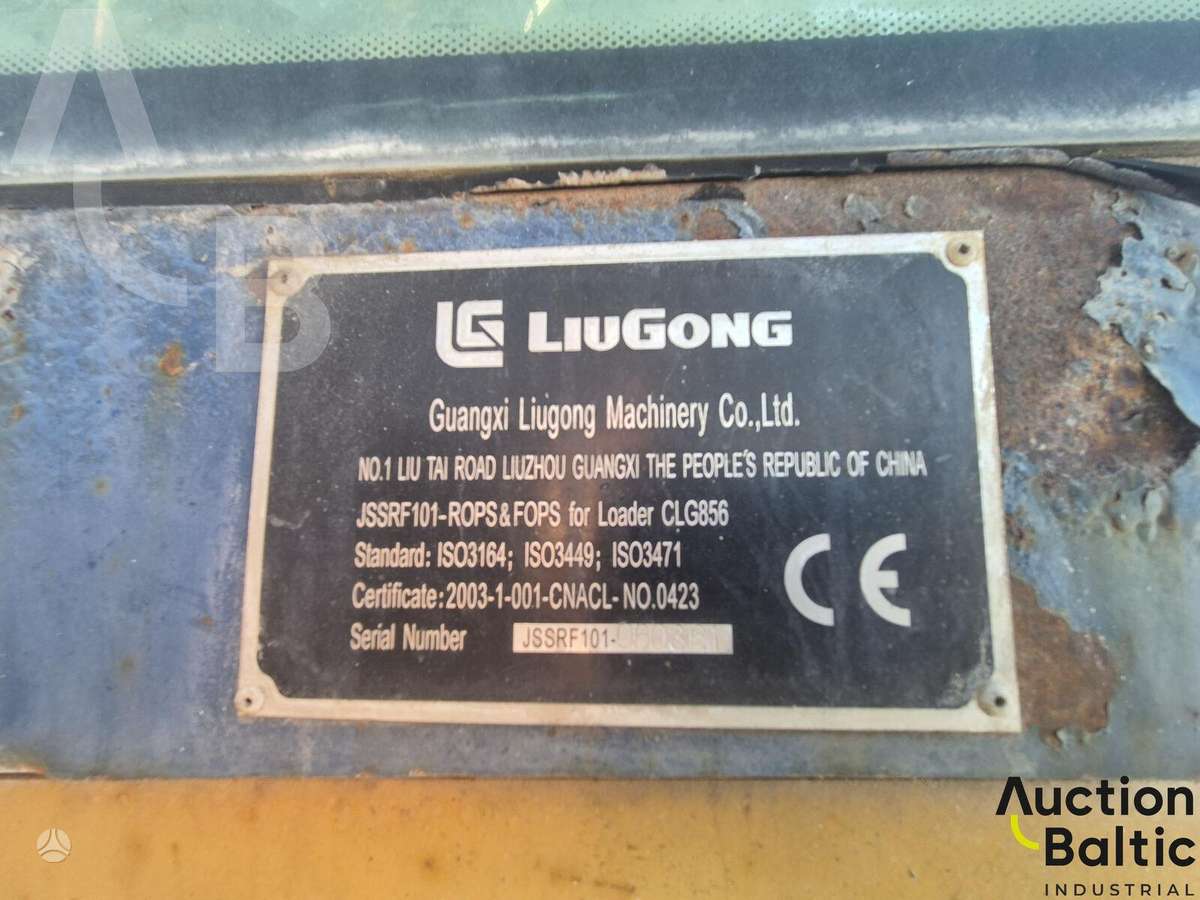LIUGONG CLG 856 II, frontal loader