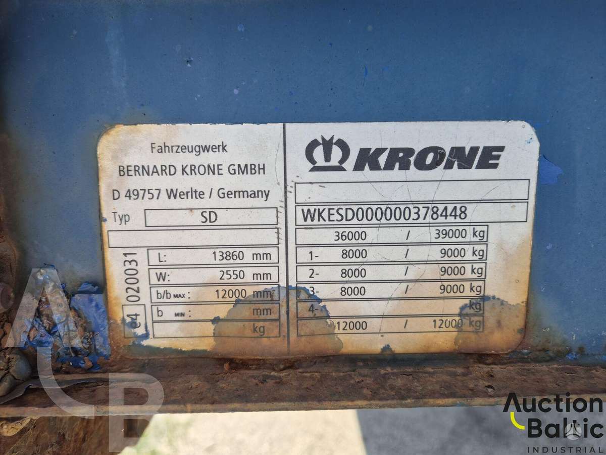 Krone SDP27, bortinės