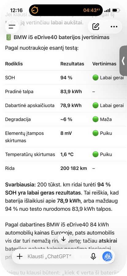 BMW i5, Седан