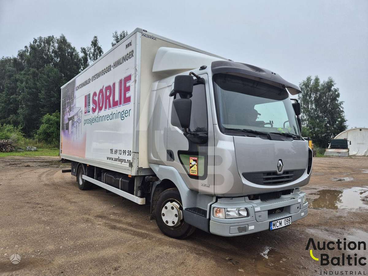 Renault Midlum, бортовые с шторами