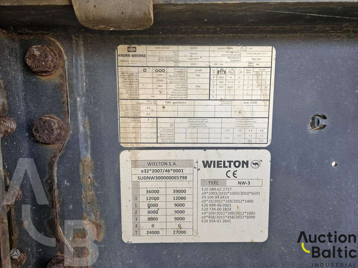 Wielton NW-3, dumper / tipper