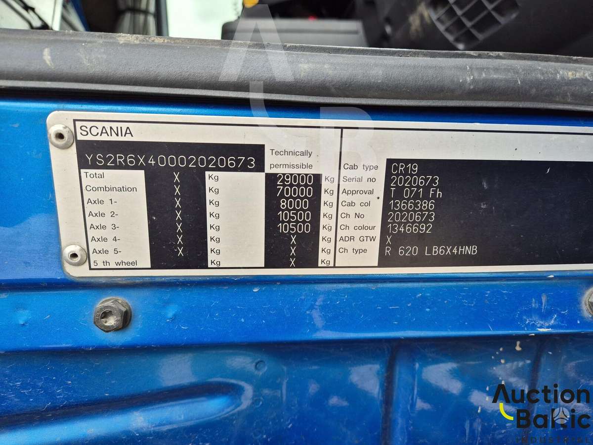 Scania R 620 LB, самосвалы