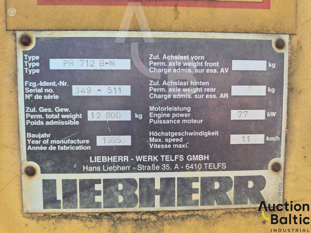 Liebherr PR 712 B-M, бульдозеры