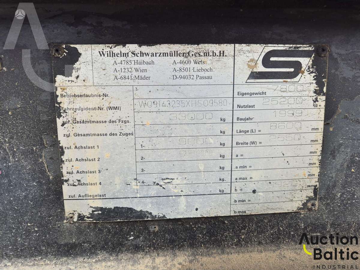 Schwarzmüller 2AHKSST, dumper / tipper
