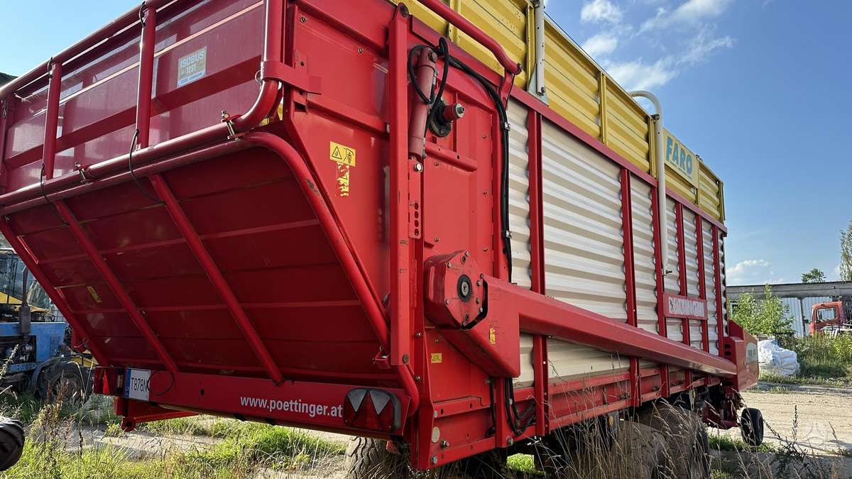 Pöttinger Faro 4000 D, pašarų ruošimo technika