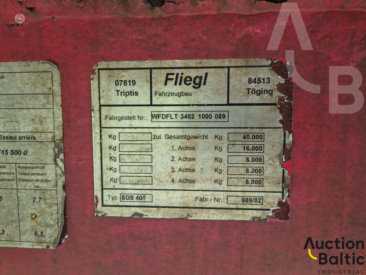 Fliegl SDS 400, savivartės