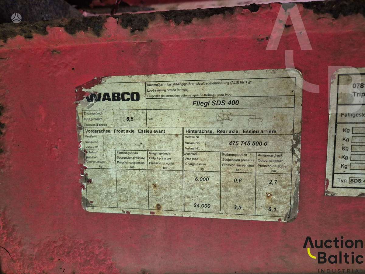 Fliegl SDS 400, dumper / tipper