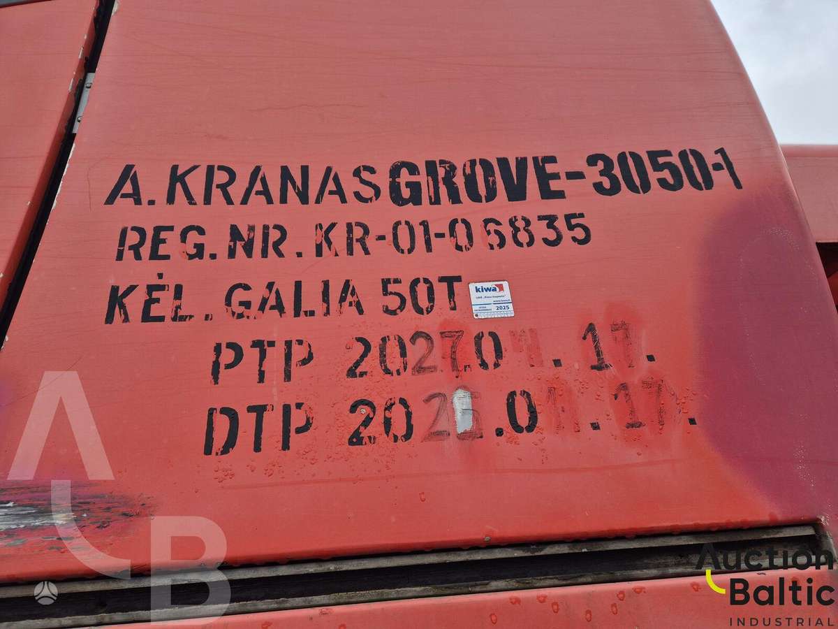 Grove GMK 3050, crane