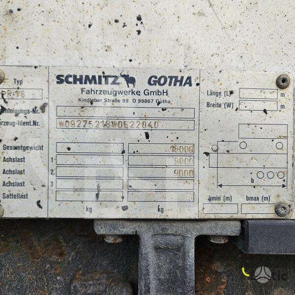Schmitz PR18, бортовые