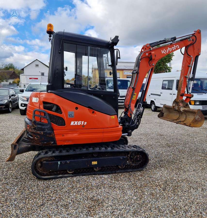 Kubota Kx 61-3, mini ekskavatoriai