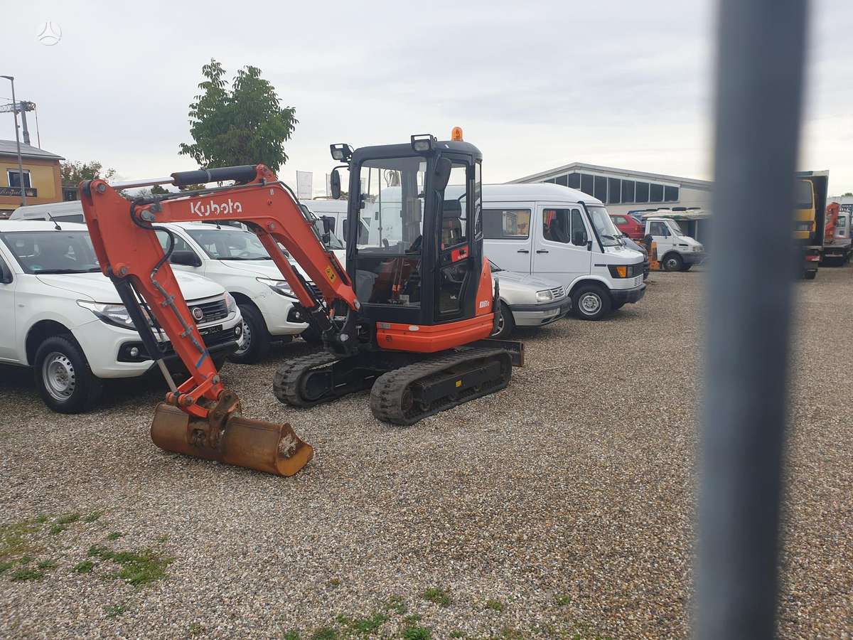 Kubota Kx 61-3, mini ekskavatoriai
