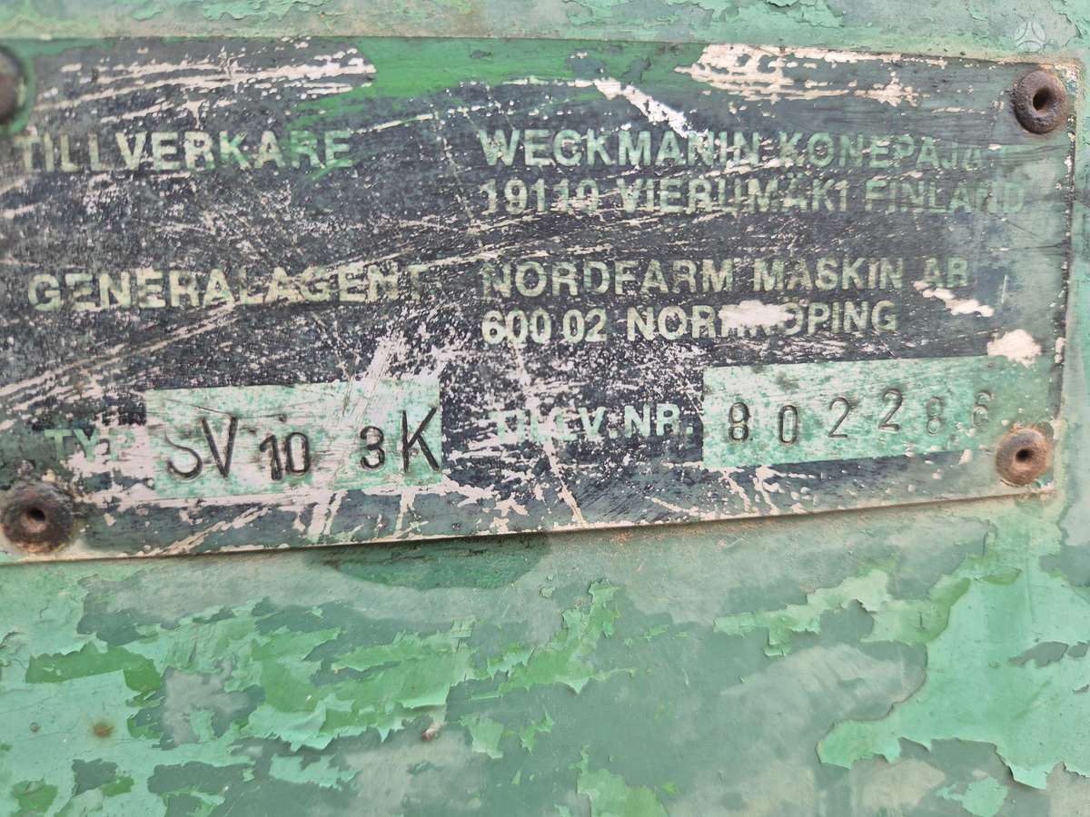 -Kita- WECKMAN SV 10 3K, прицепы, полуприцепы
