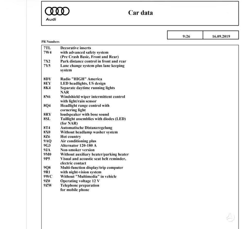 Audi A7, 3.0 l., Хэтчбек