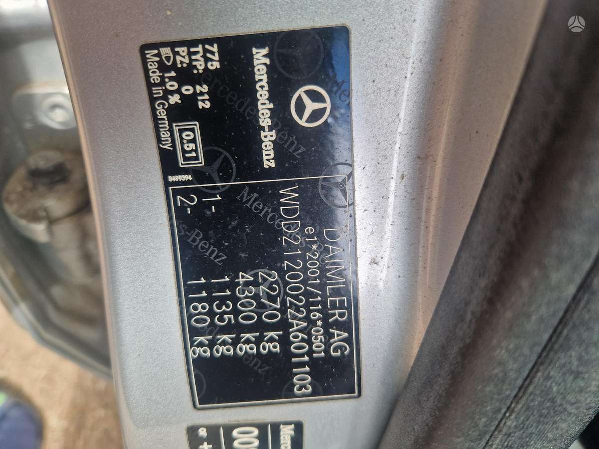 Mercedes-Benz E220, 651, Dalimis