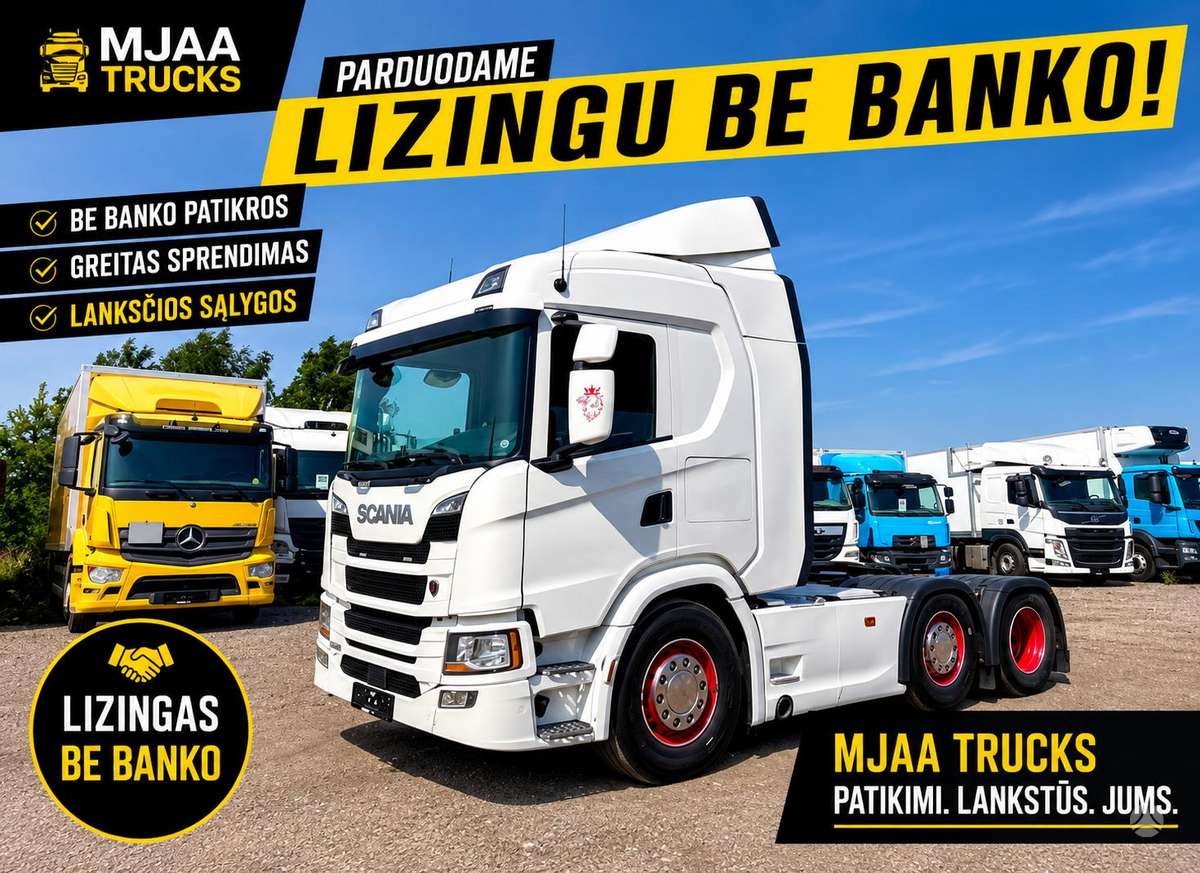 Scania G 450 6x2 2019m-Modelis, single sleeper