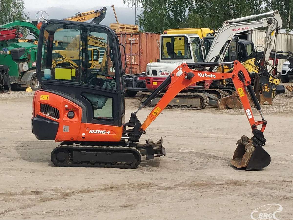Kubota KX16-4, мини-экскаваторы