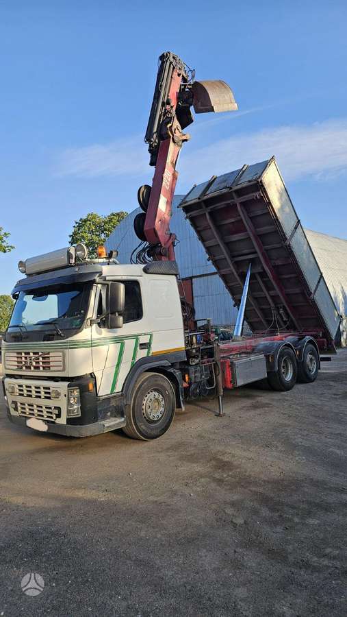 Volvo FM12, dumpers with crane