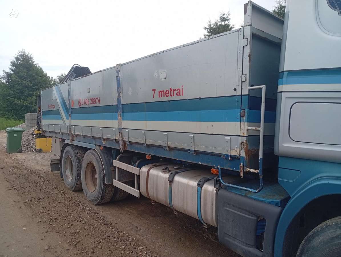 Scania R580, dumpers with crane
