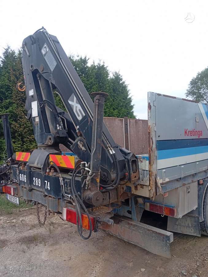 Scania R580, dumpers with crane