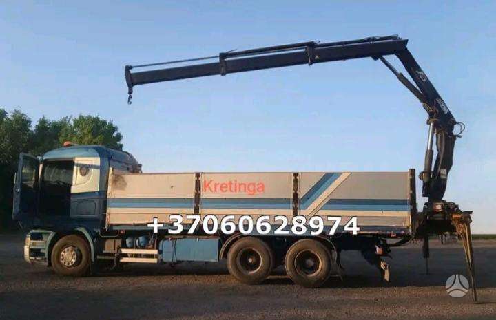 Scania R580, dumpers with crane