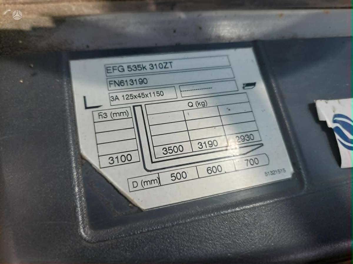 Jungheinrich EFG 535k, forklifts