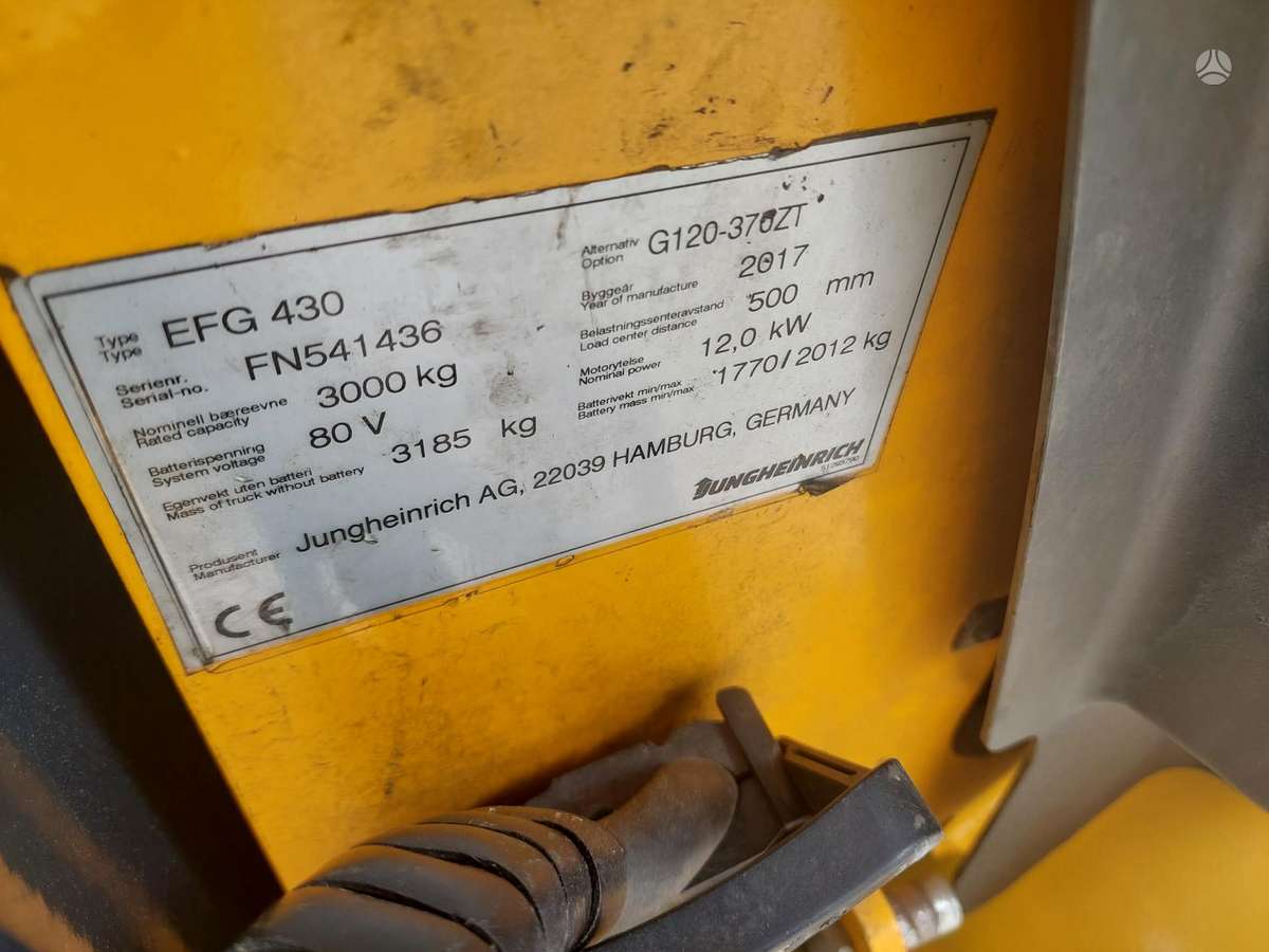 Jungheinrich EFG 430, forklifts