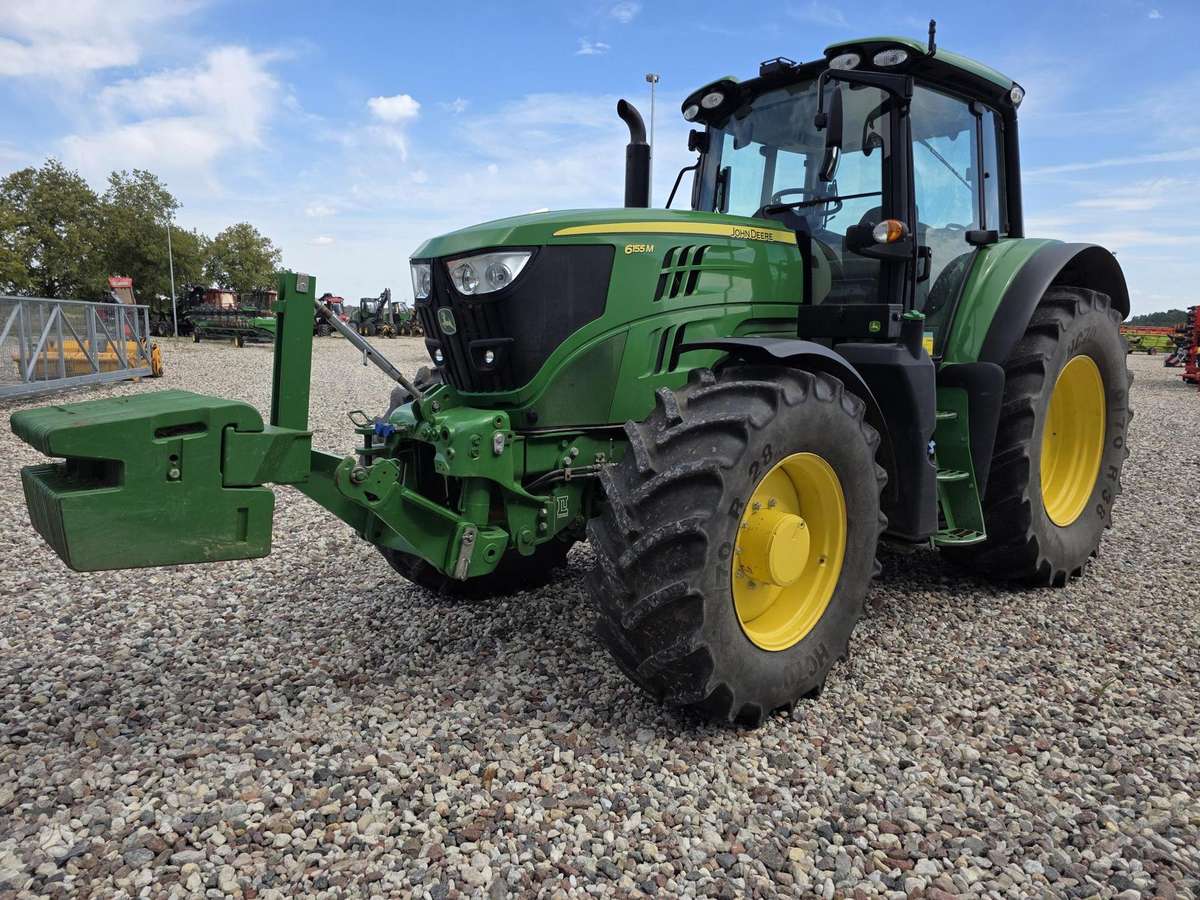John Deere 6155M, тракторы