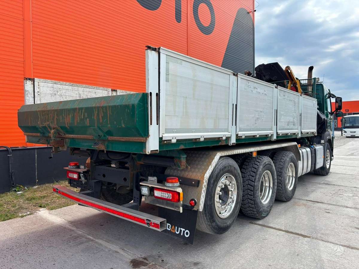 Volvo FM 450 8x4*4, dumpers with crane
