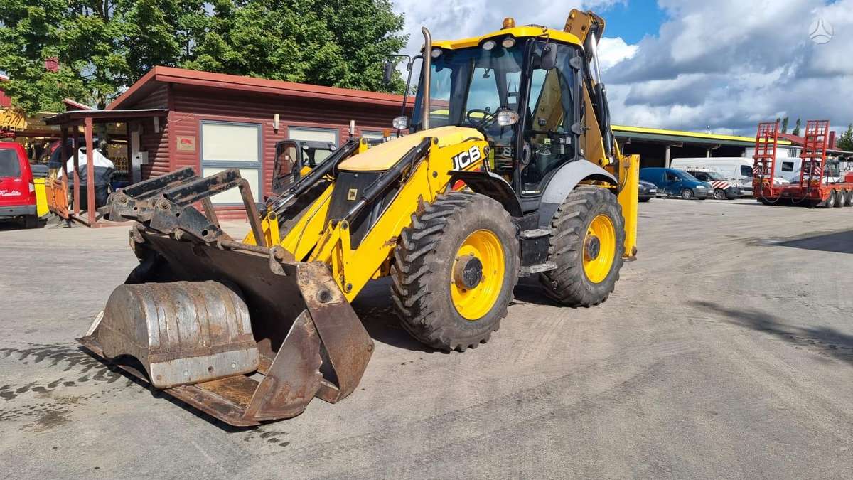 JCB 4 CX, ekskavatoriniai krautuvai