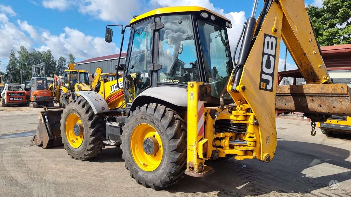 JCB 4 CX, ekskavatoriniai krautuvai