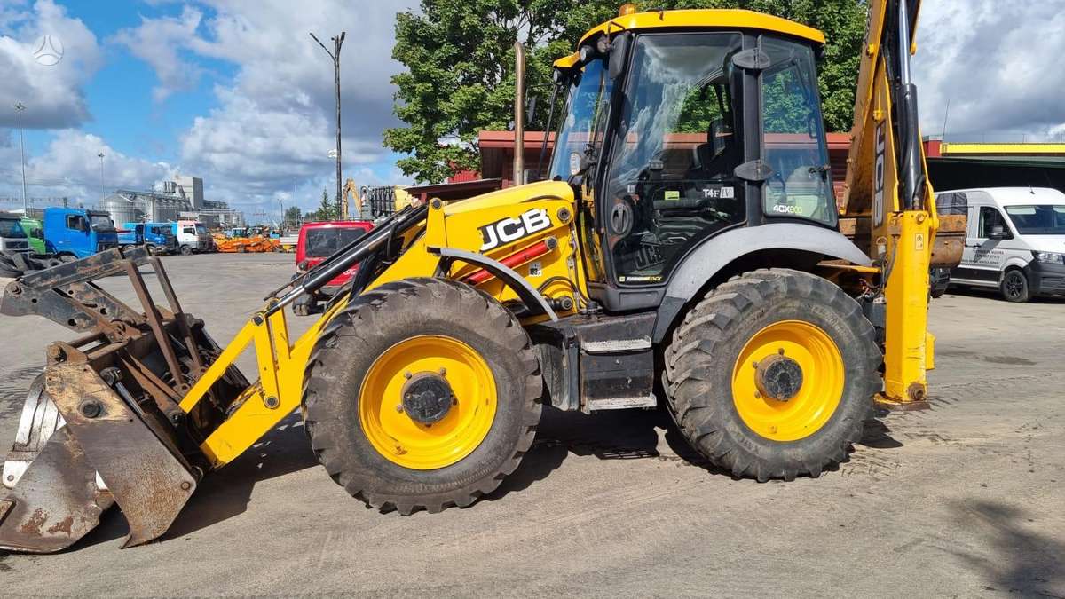 JCB 4 CX, ekskavatoriniai krautuvai