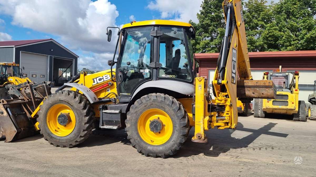 JCB 4 CX, ekskavatoriniai krautuvai