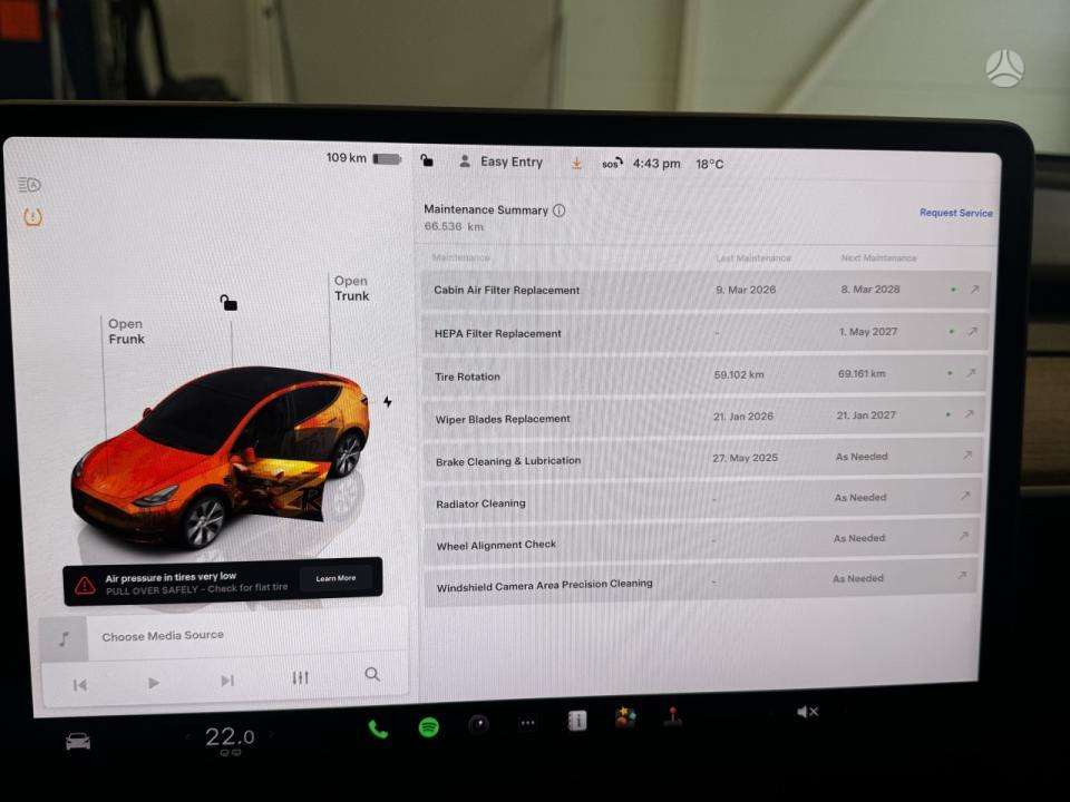 Tesla Model Y, 75 kWh, hatchback